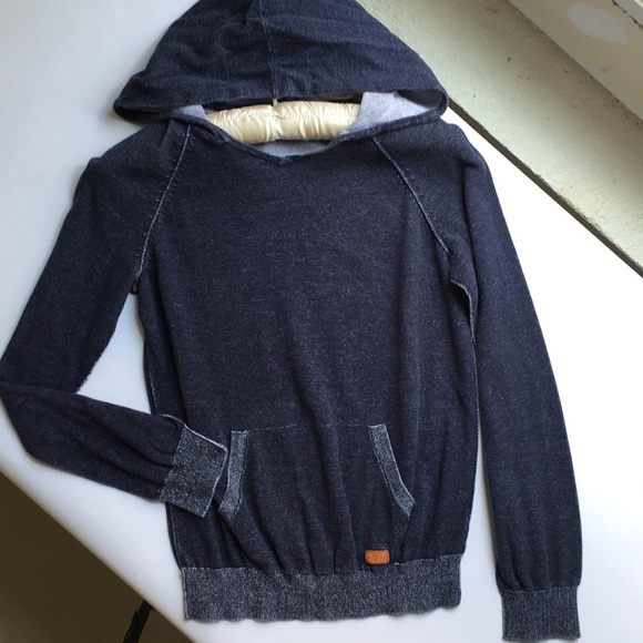 3/$25 - 7 For All Man Kind Navy Hoodie - Picture 1 of 6